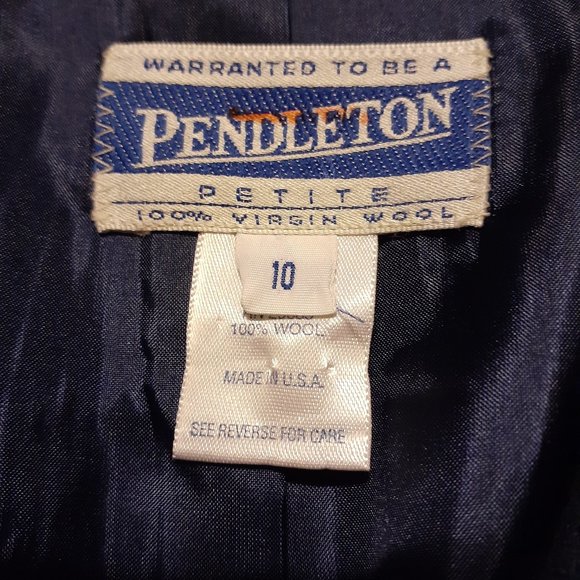 Pendleton, 100 % Wool jacket Size 10 - Picture 3 of 7